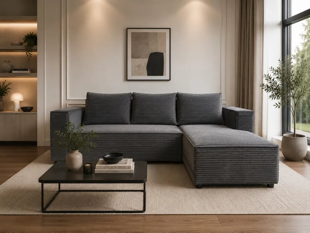 Canapé Paris Pearl Convertible Angle Reversible 232X147X72Cm