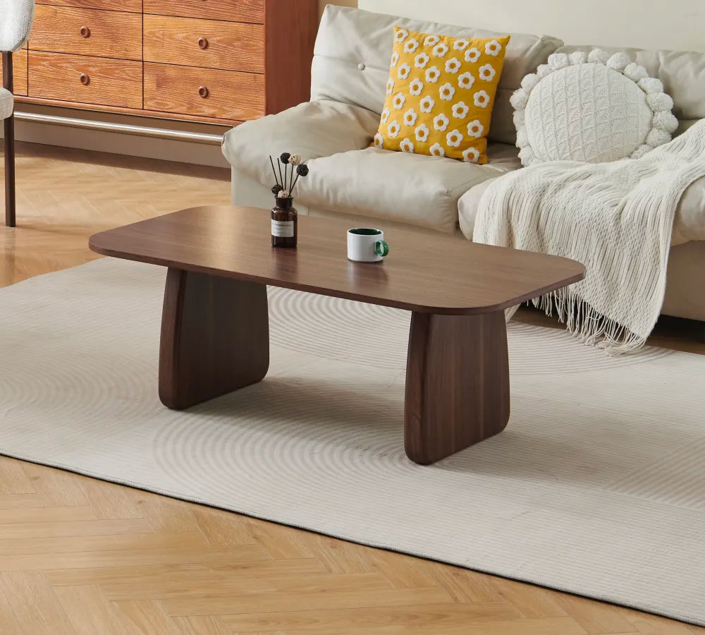 Table basse Helen noyer MDF 120cm