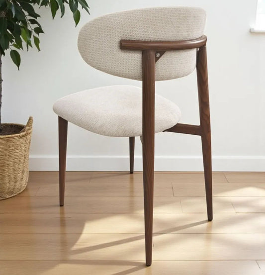 Lot de Chaises Bohème bois noyer