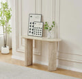 Console Calypso céramique travertin 120cm
