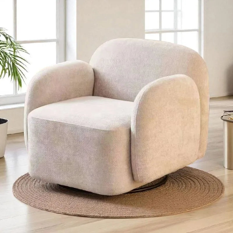 Fauteuil Senso velours texturé taupe
