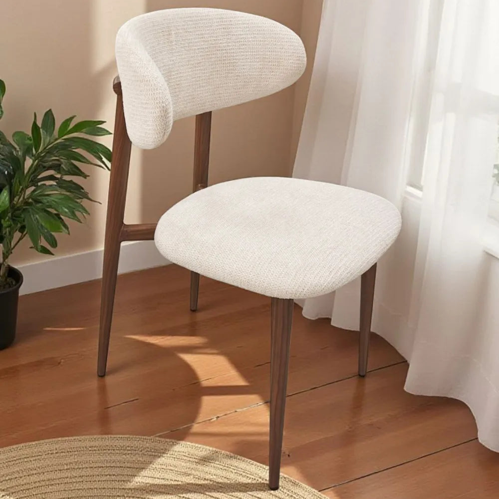 Lot de Chaises Bohème bois noyer