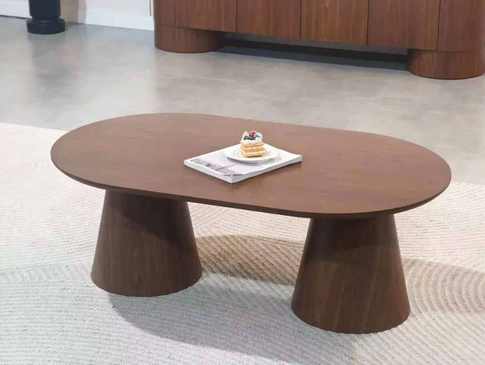 Table basse Iconic céramique travertin 120cm