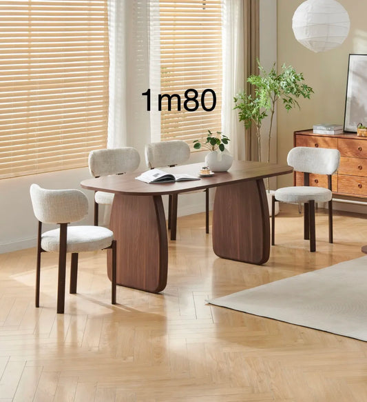 Table à manger Helen bois noyer 180cm