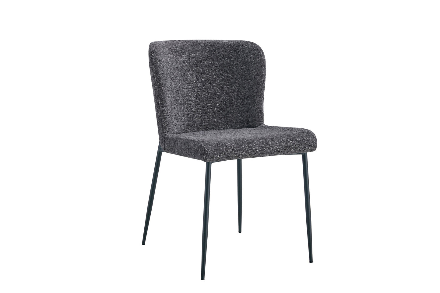 Chaise Lisa Tissu Marbella Gris foncé