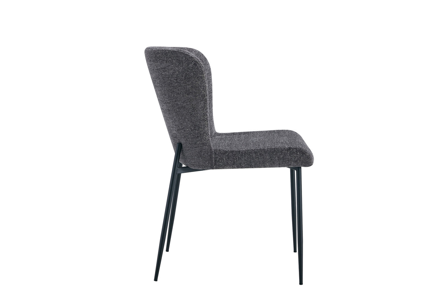 Chaise Lisa Tissu Marbella Gris foncé