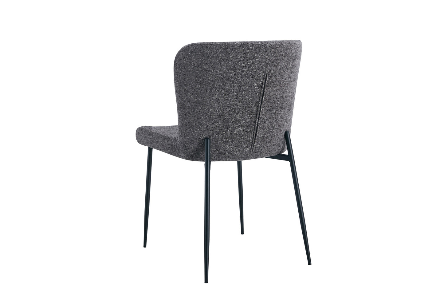 Chaise Lisa Tissu Marbella Gris foncé