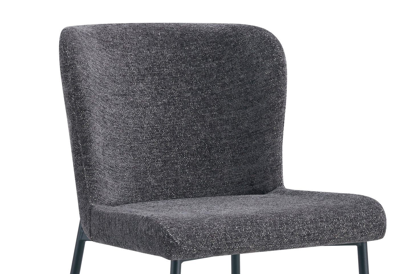 Chaise Lisa Tissu Marbella Gris foncé
