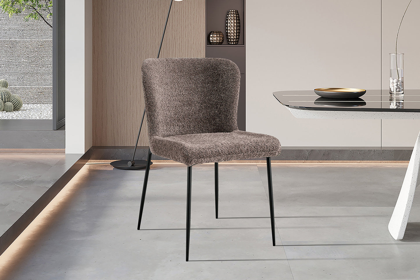 Chaise Lisa Bouclé Sable