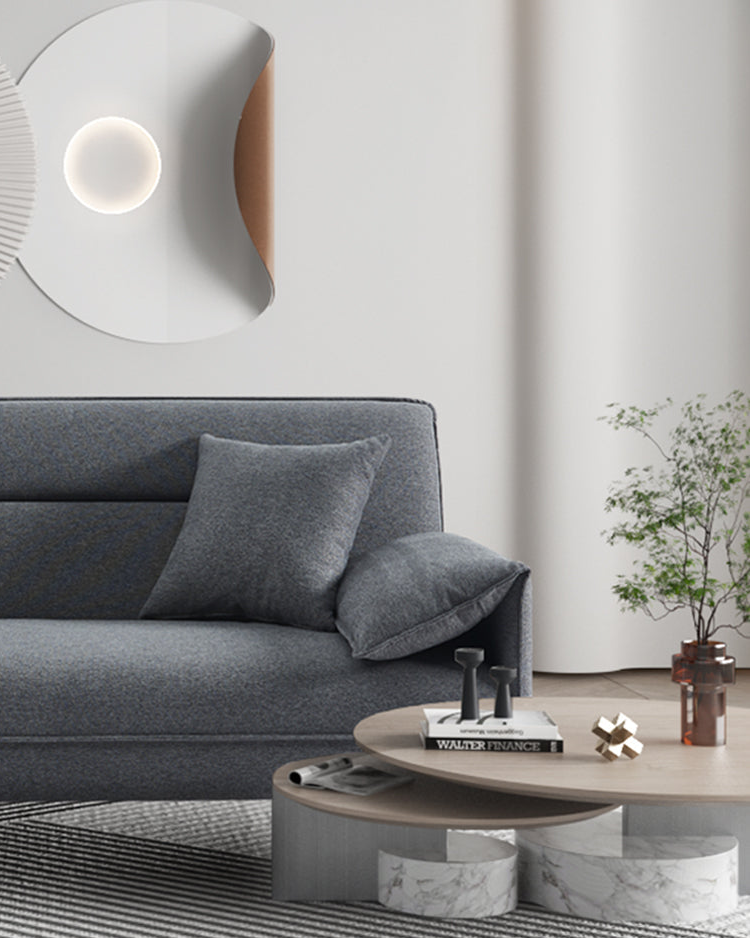 Canapé-Lit Uppsala Tissu Gris clic-clac