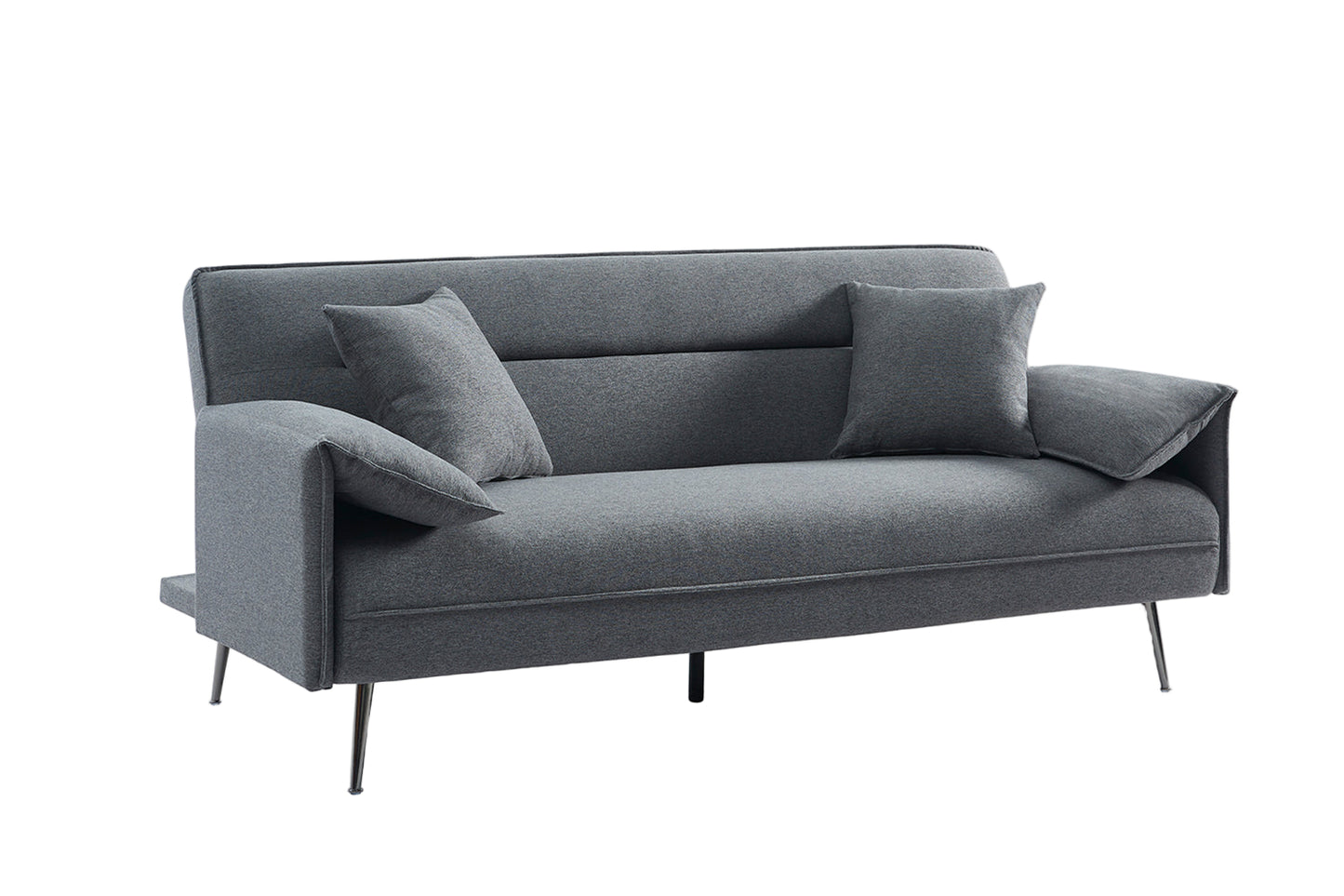 Canapé-Lit Uppsala Tissu Gris clic-clac