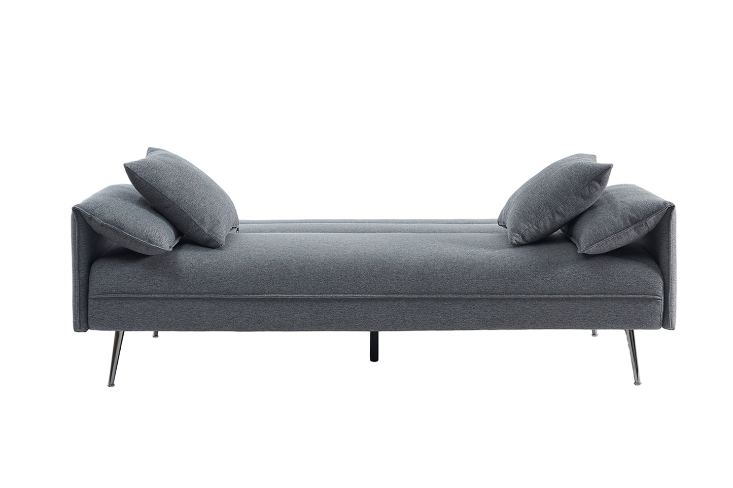 Canapé-Lit Uppsala Tissu Gris clic-clac