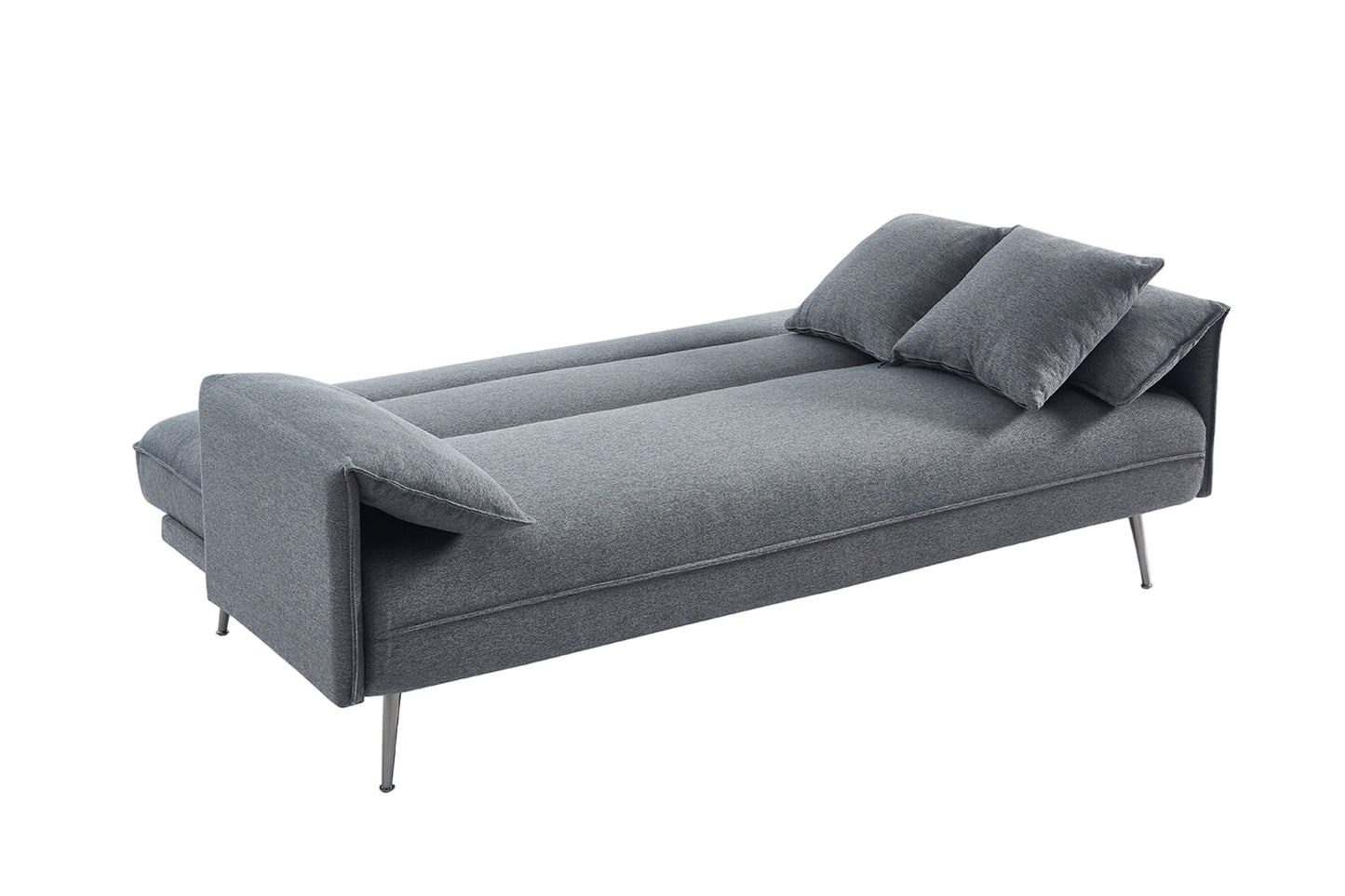 Canapé-Lit Uppsala Tissu Gris clic-clac