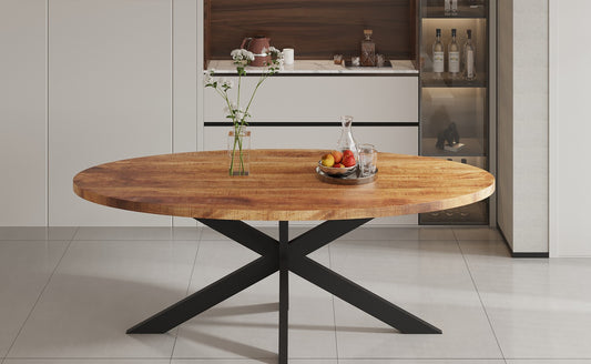Table à manger Alexa Ovale bois de Manguier