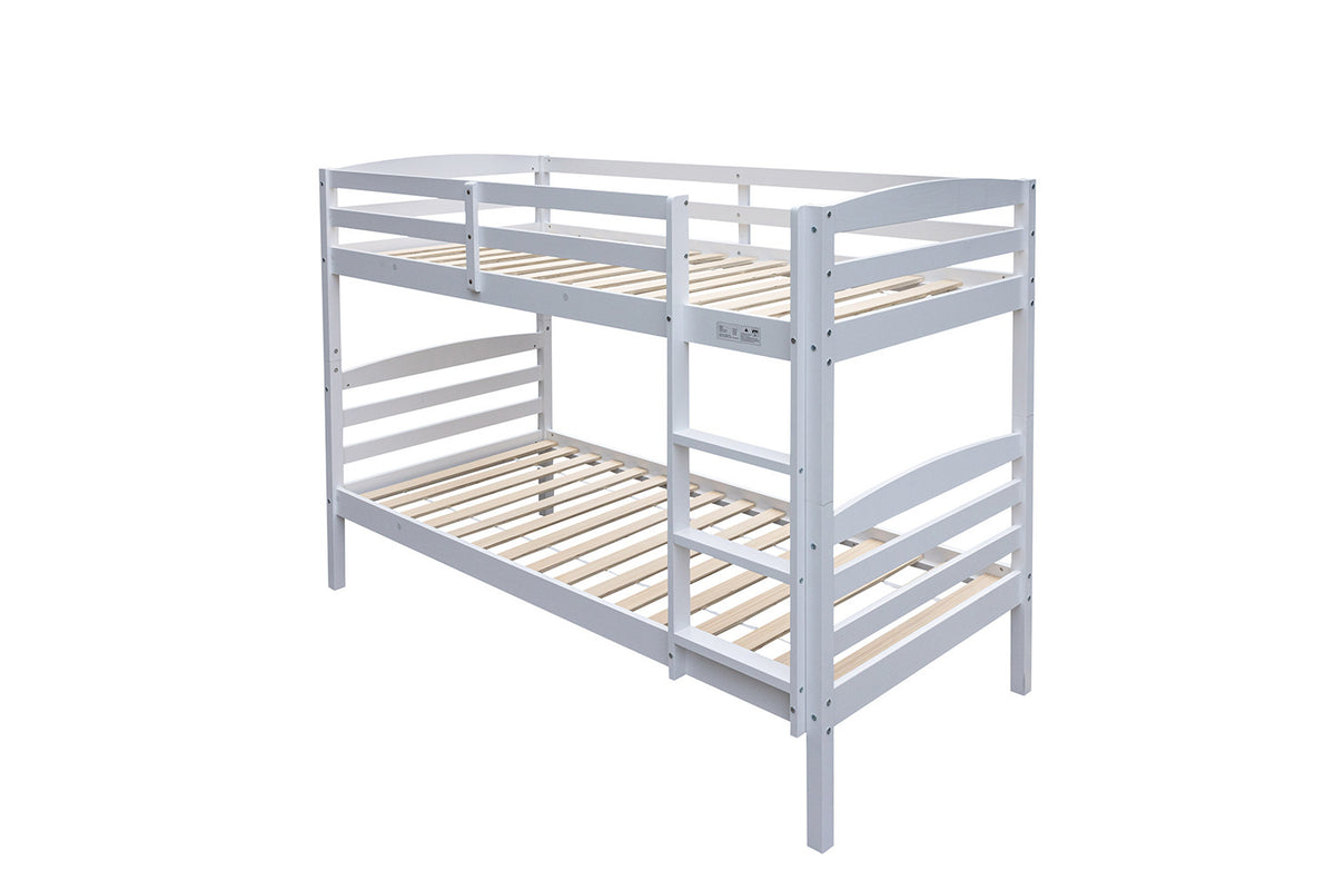 Lit superposé Roy 90x200 Divisible Blanc