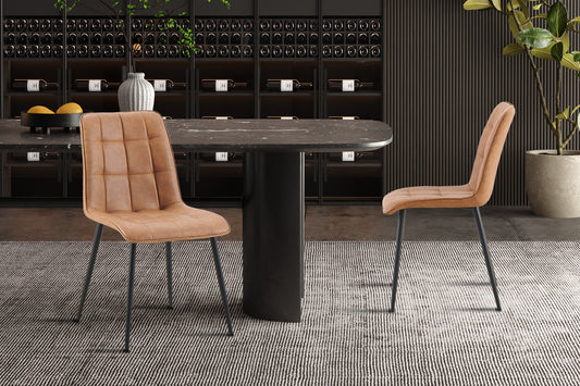 Chaise Furas Vintage Cognac