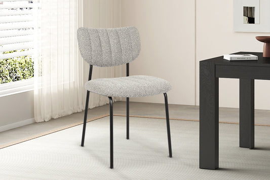 Chaise Antura Tissu Ote Gris clair