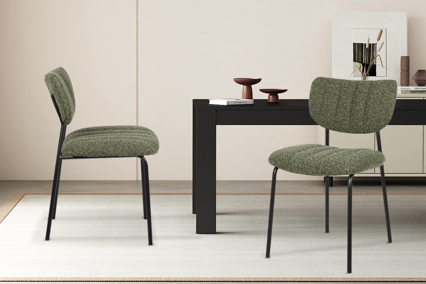 Chaise Antura Tissu Ote Vert