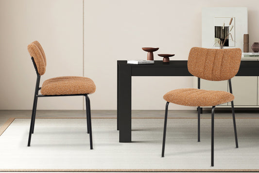 Chaise Antura Tissu Ote Orange