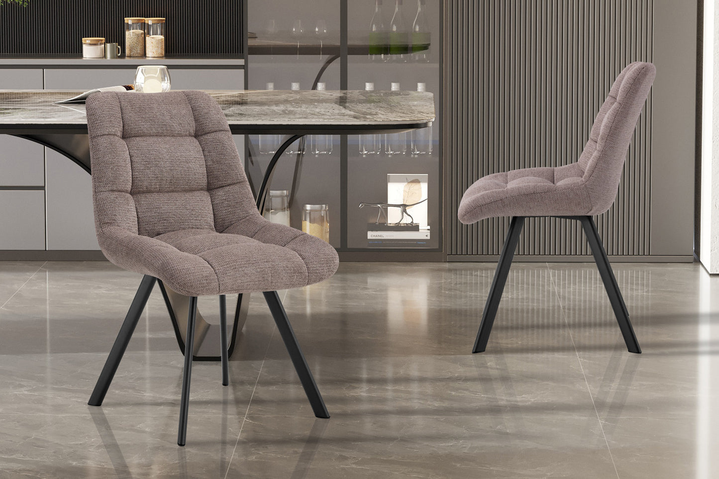 Chaise Lizzy Tissu Ote Share 400 Poivre