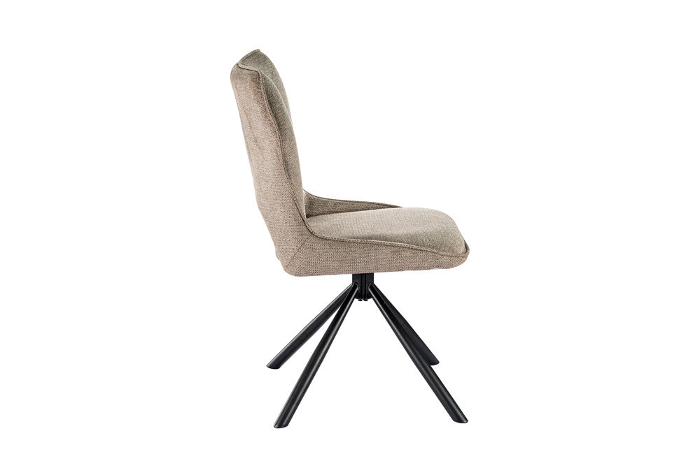 Chaise Mori Pivotant Tissu Ote Poivre