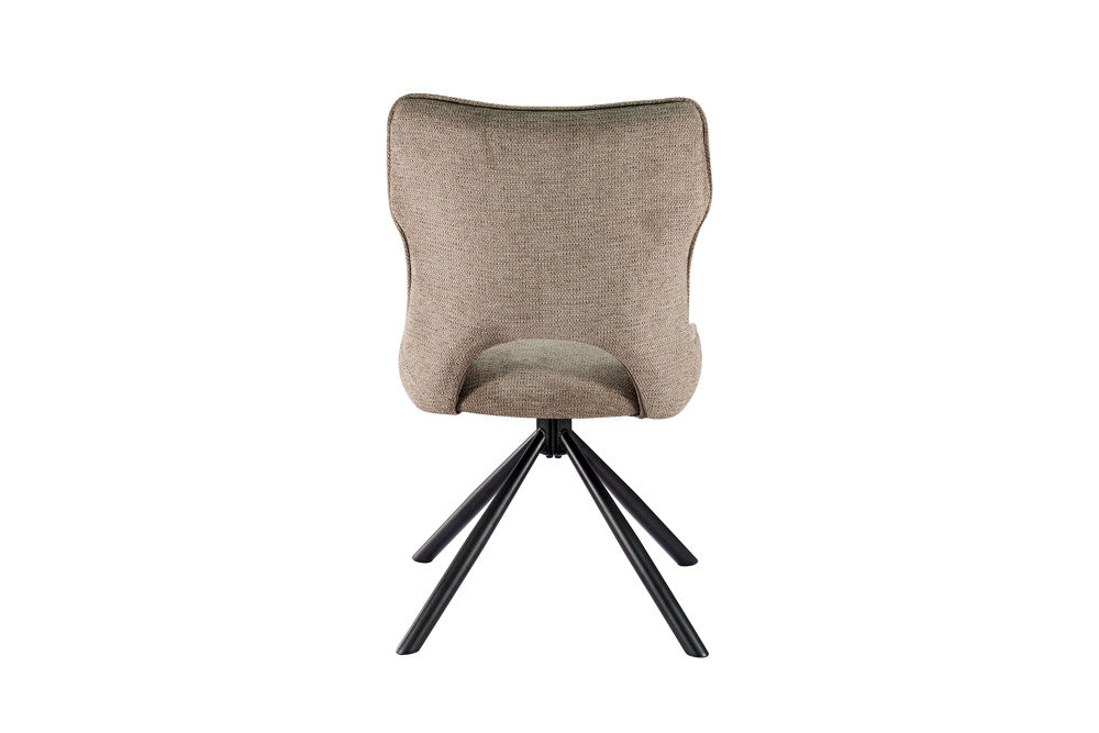 Chaise Mori Pivotant Tissu Ote Poivre