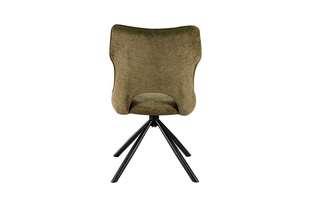 Chaise Mori Pivotant Tissu Ote Vert