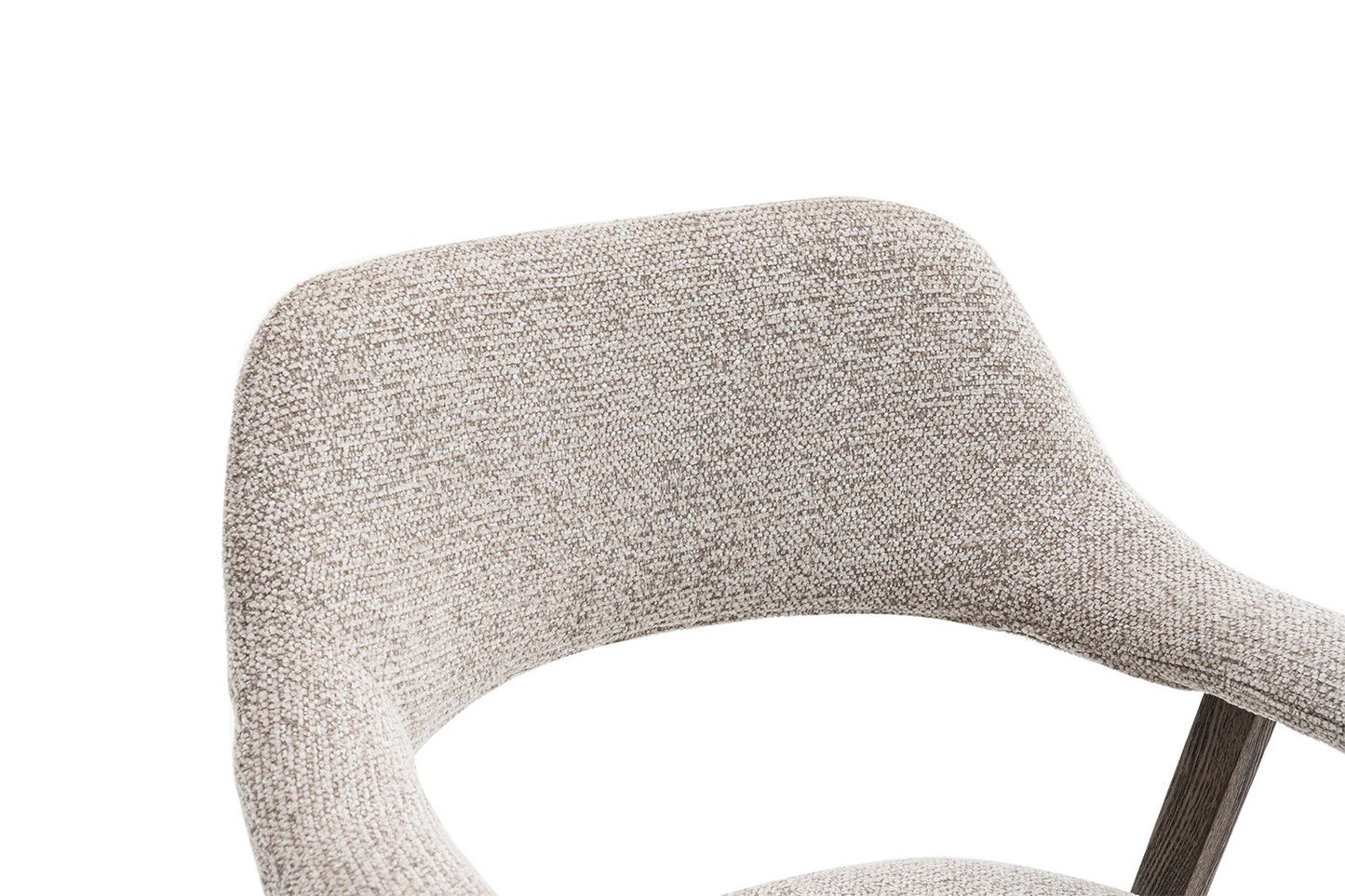 Chaise Coralie Chêne massive foncé Sable