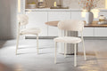 Chaise Coco Gris – Tissu Beige