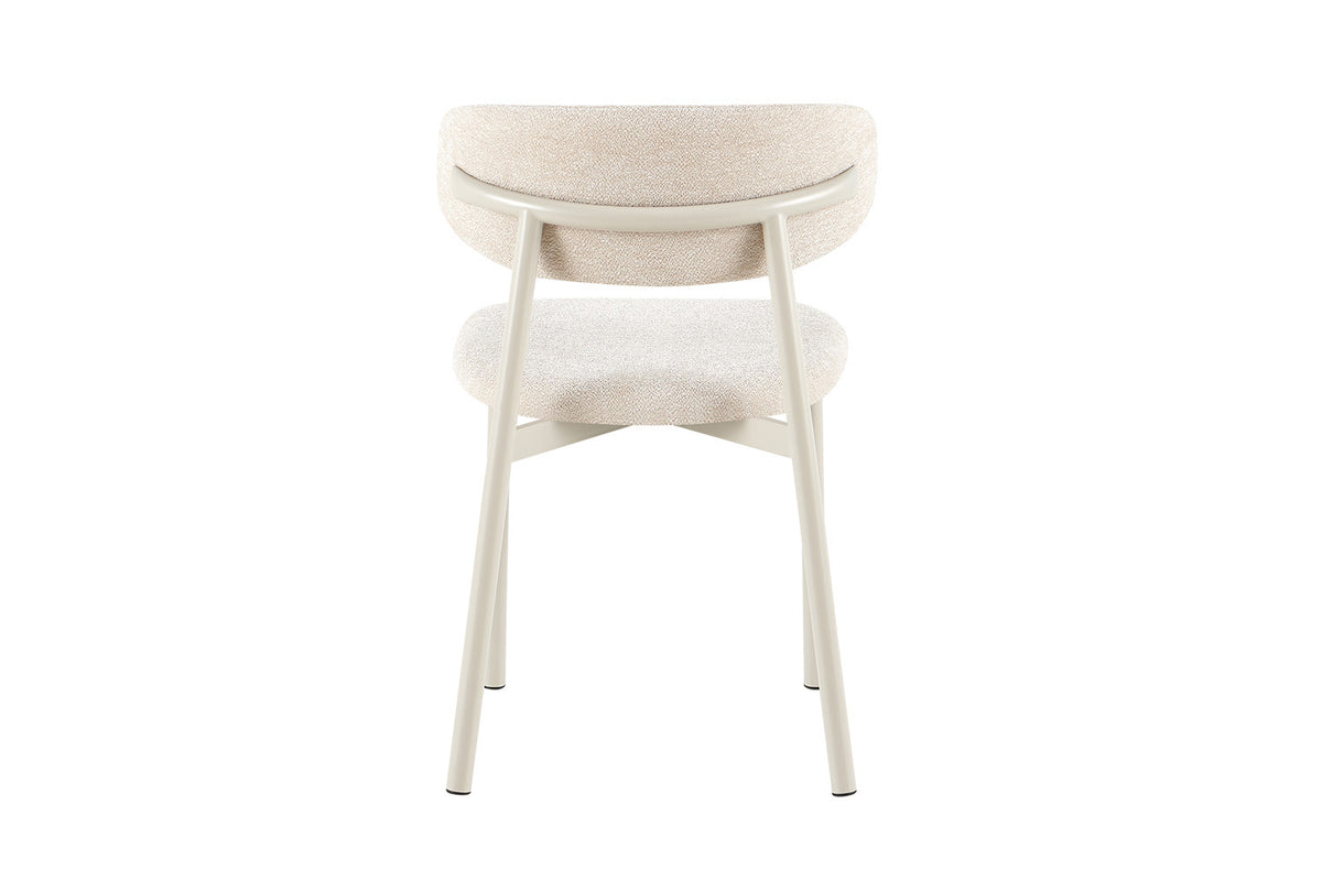 Chaise Coco Gris – Tissu Beige
