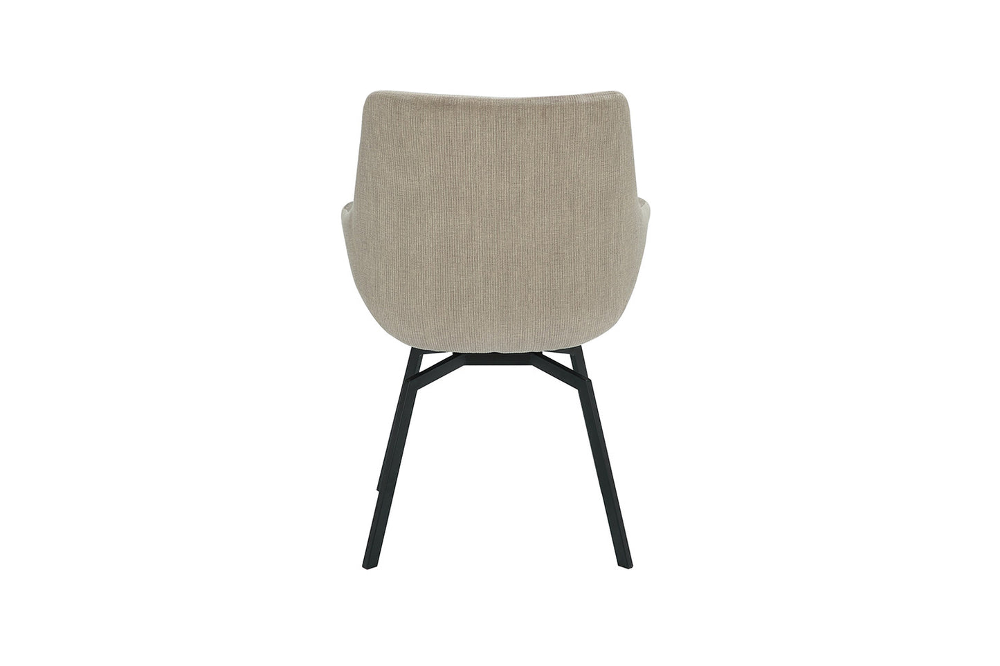 Chaise Modest Pivotant Velours côtelé Beige