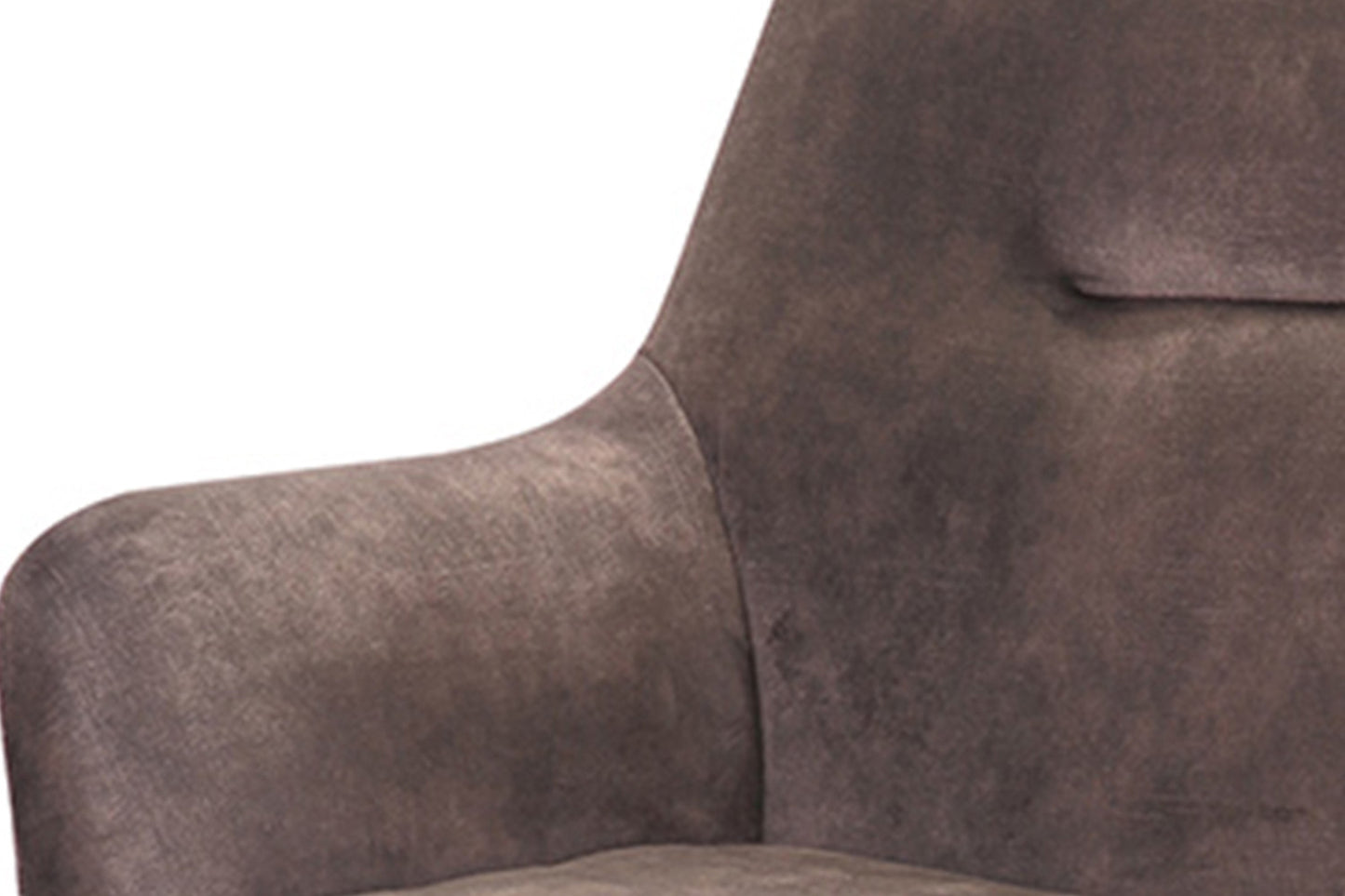 Chaise Modest Pivotant Velours Taupe