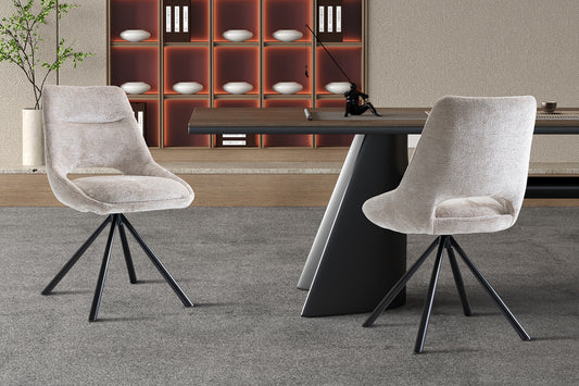 Chaise Dante Tissu Beige