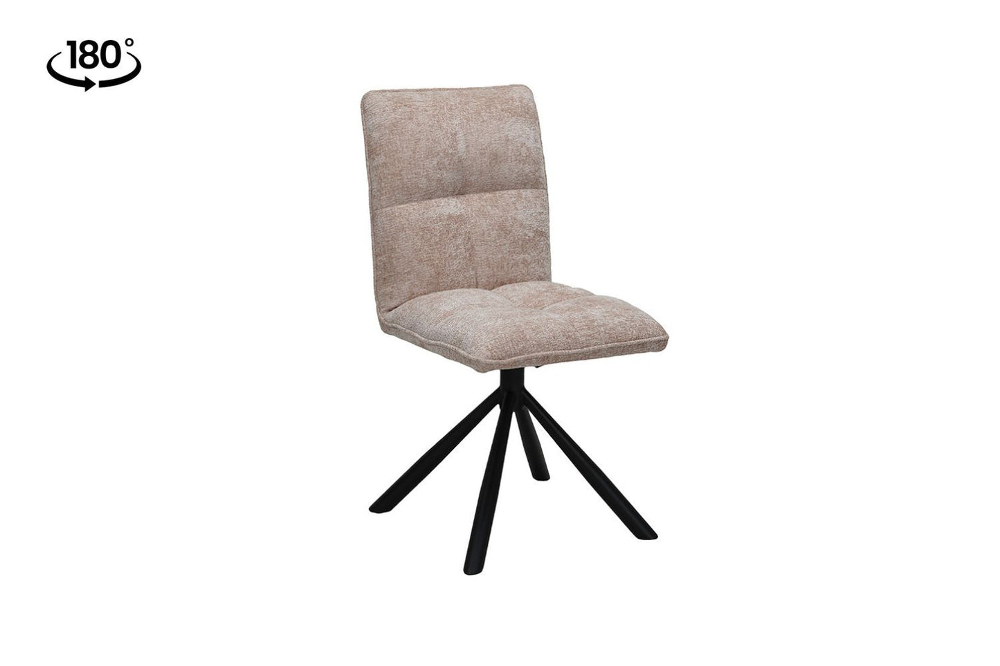 Chaise Jack Pivotant Tissu Sable