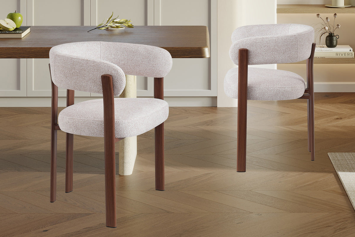 Chaise avec accoudoirs Julia Noyer – Tissu