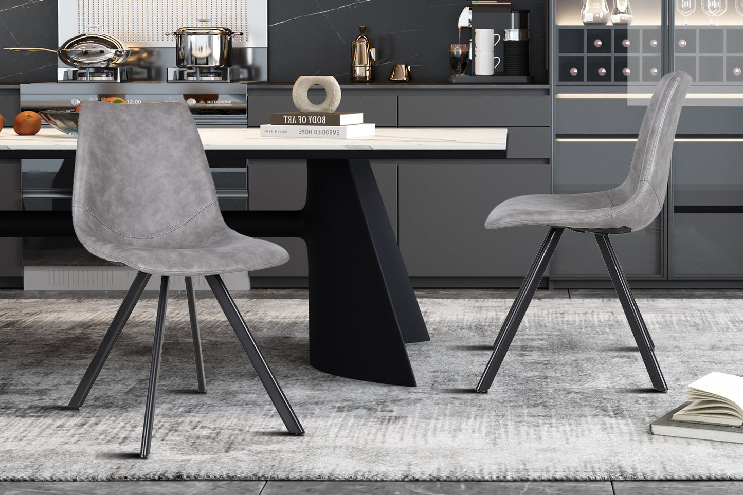 Chaise Emma Gris foncé