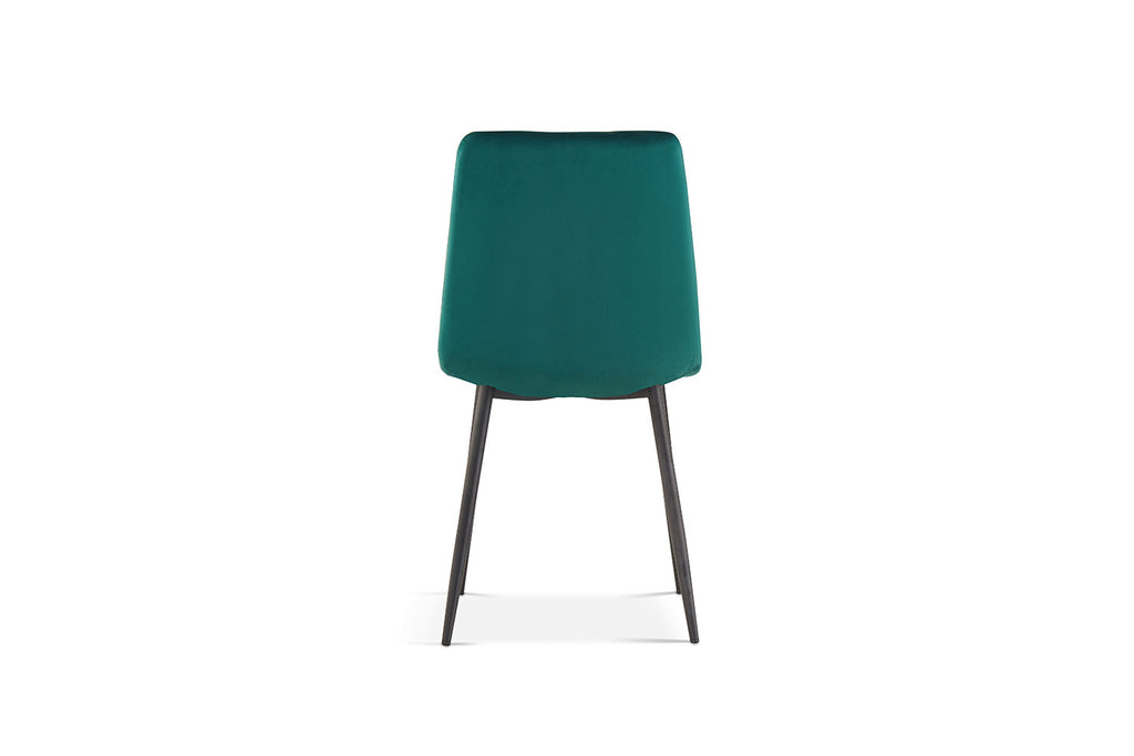 Chaise Willis Velours Vert