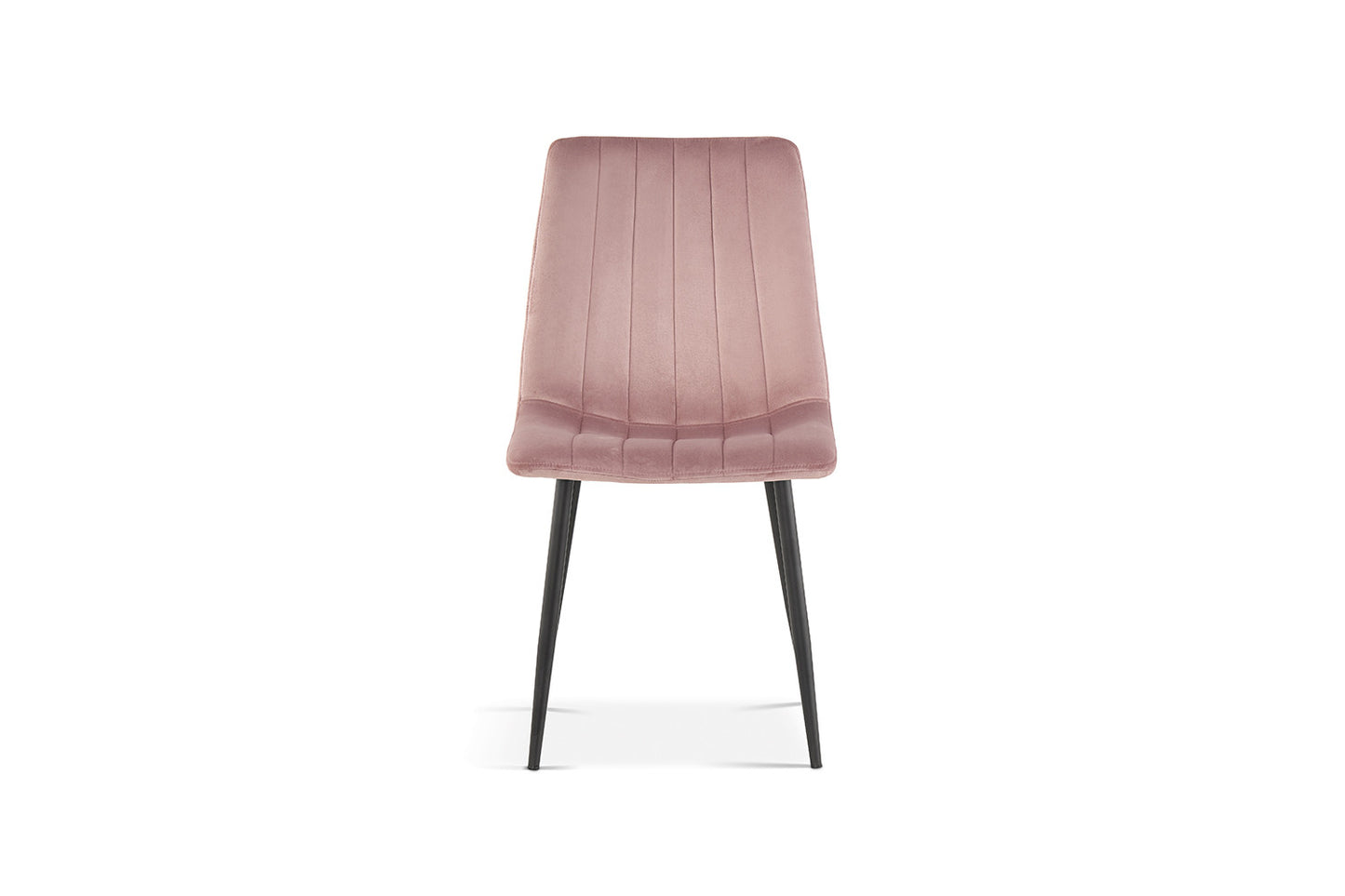 Chaise Willis Velours Rose