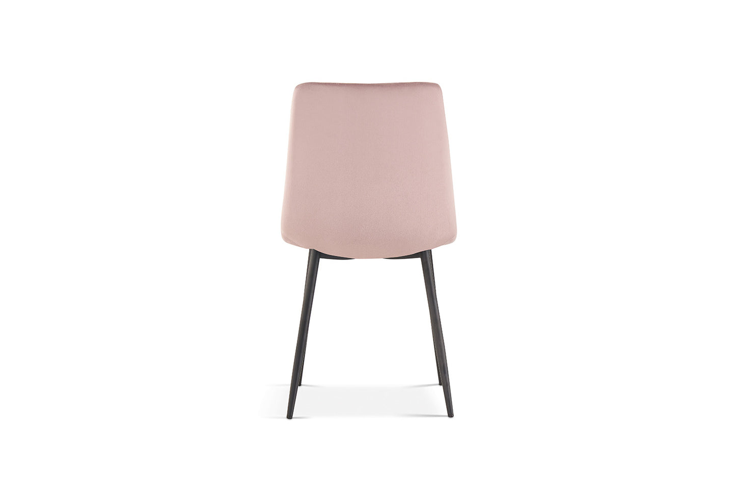 Chaise Willis Velours Rose