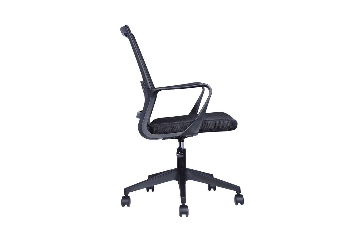 Chaise de bureau Dylan maille respirante Noir