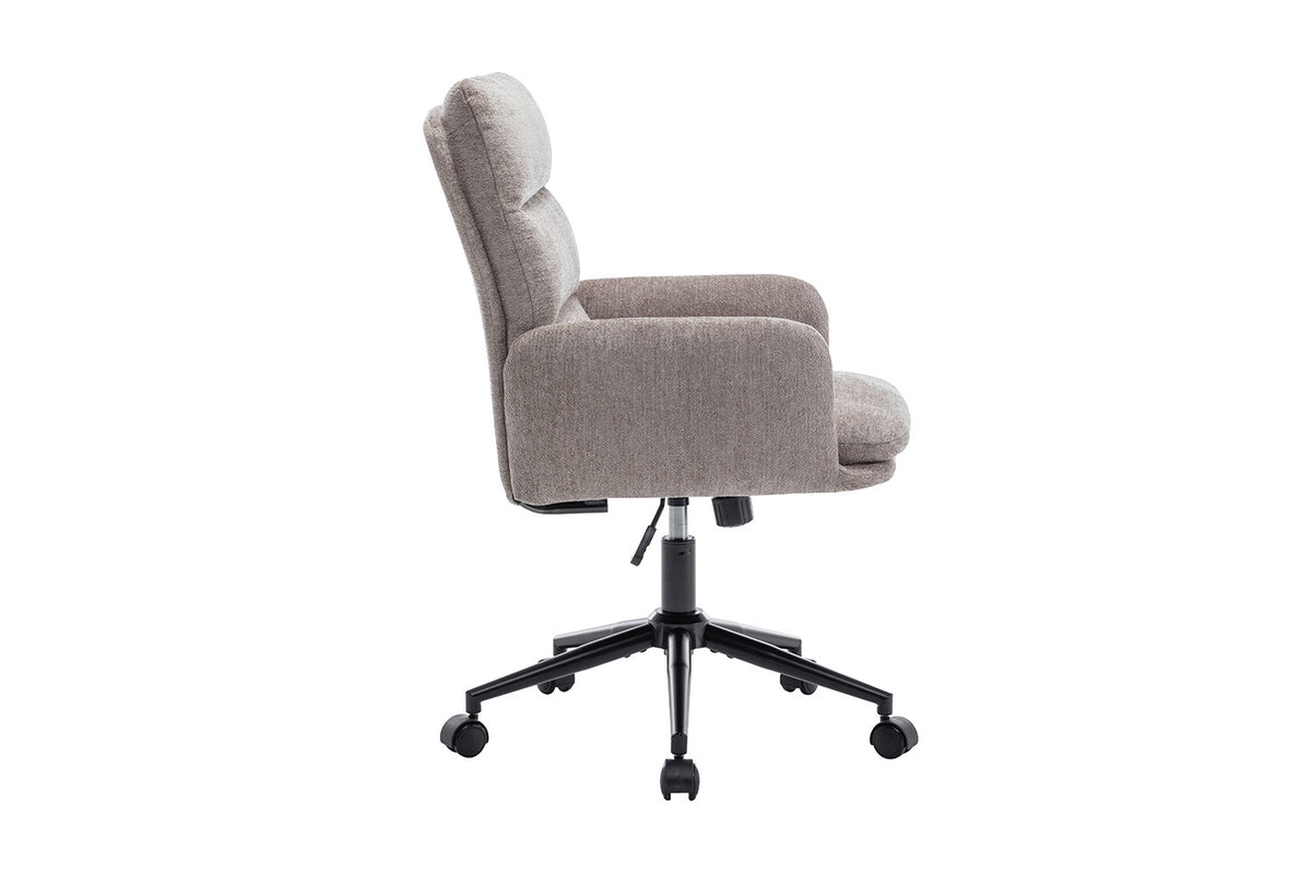 Chaise de bureau Aimé Tissu Sable