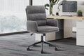 Chaise de bureau Aimé Tissu Gris foncé