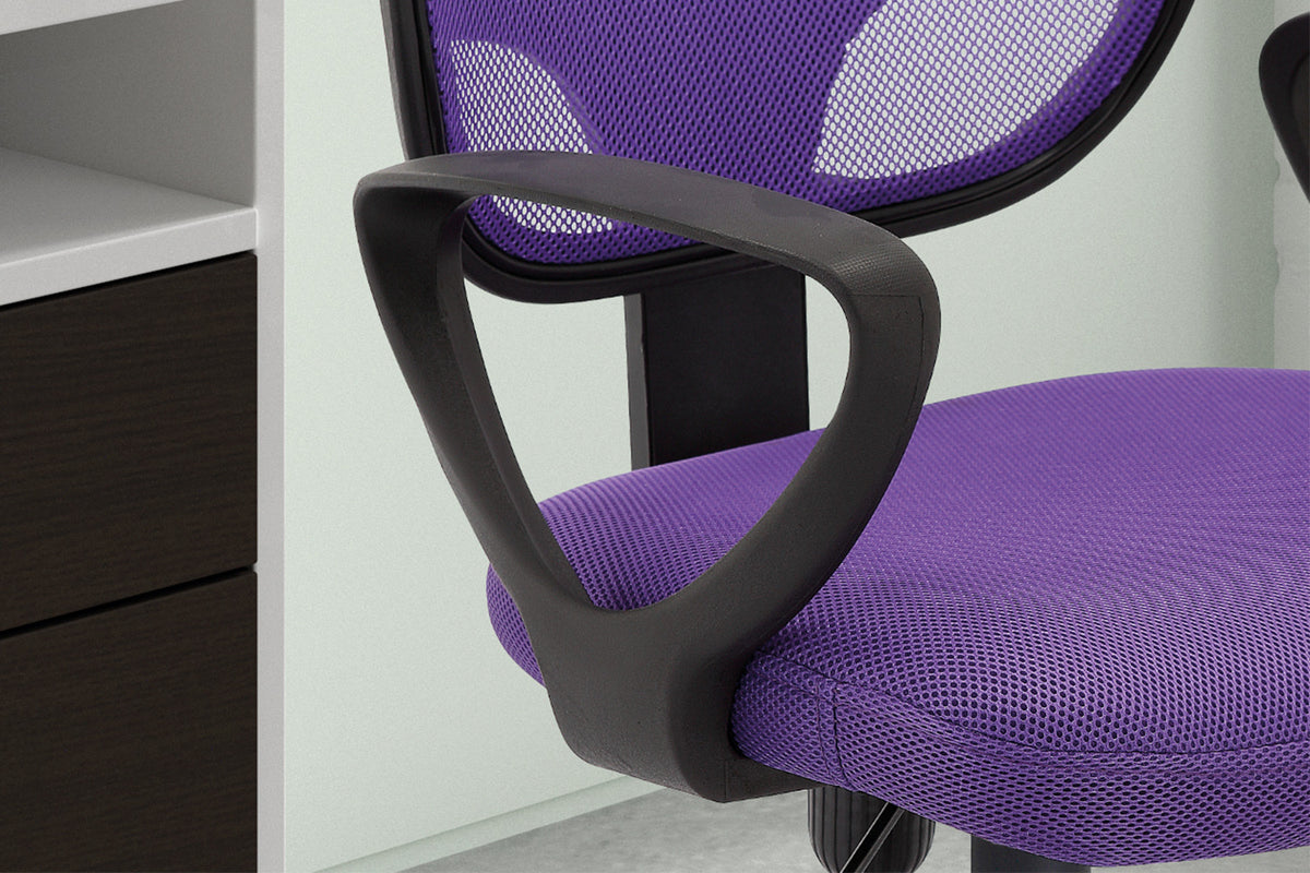 Chaise de bureau Hippa maille respirante Mauve