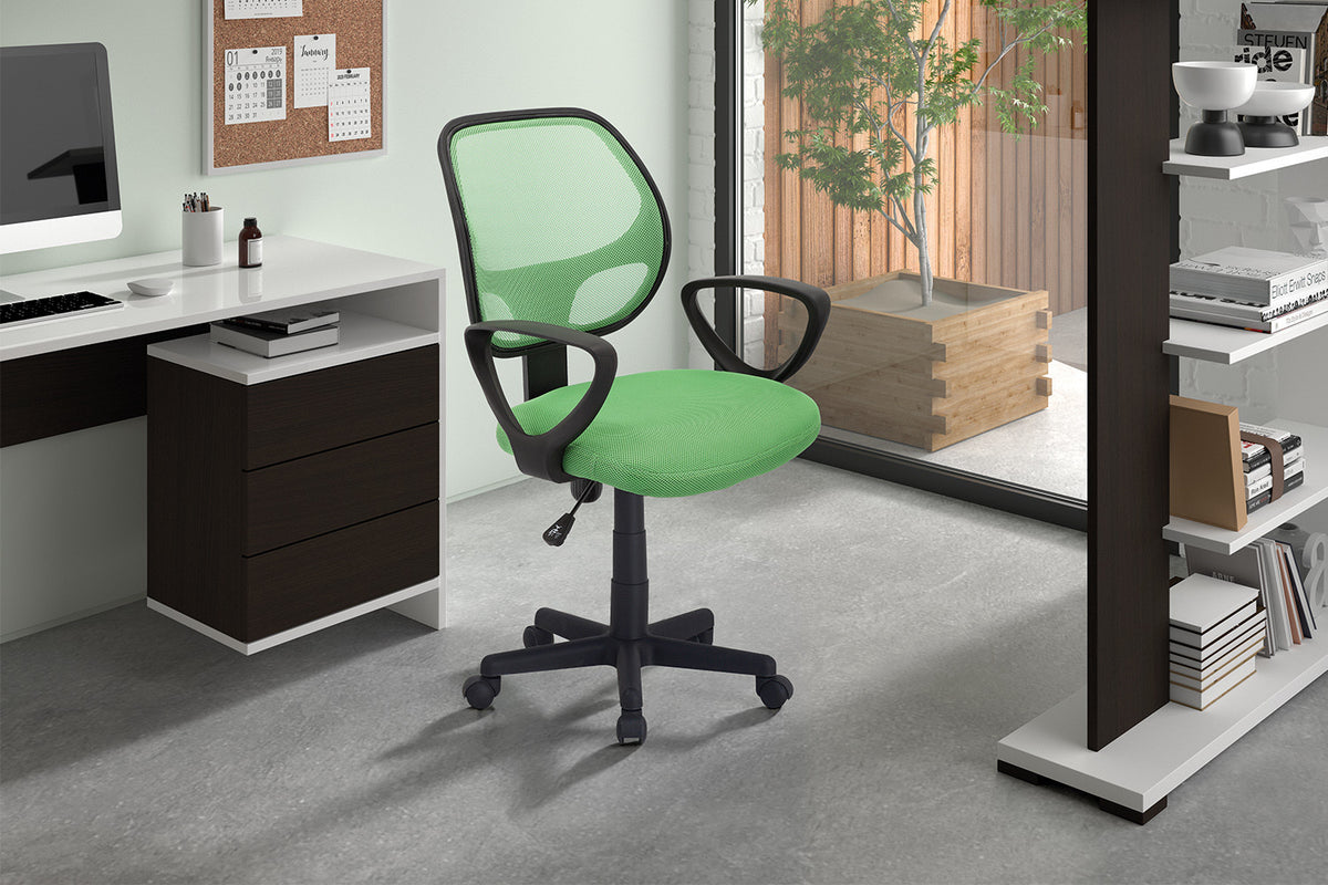 Chaise de bureau Hippa maille respirante Lime