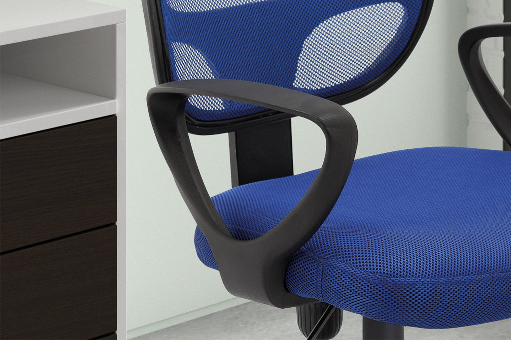 Chaise de bureau Hippa maille respirante Bleu
