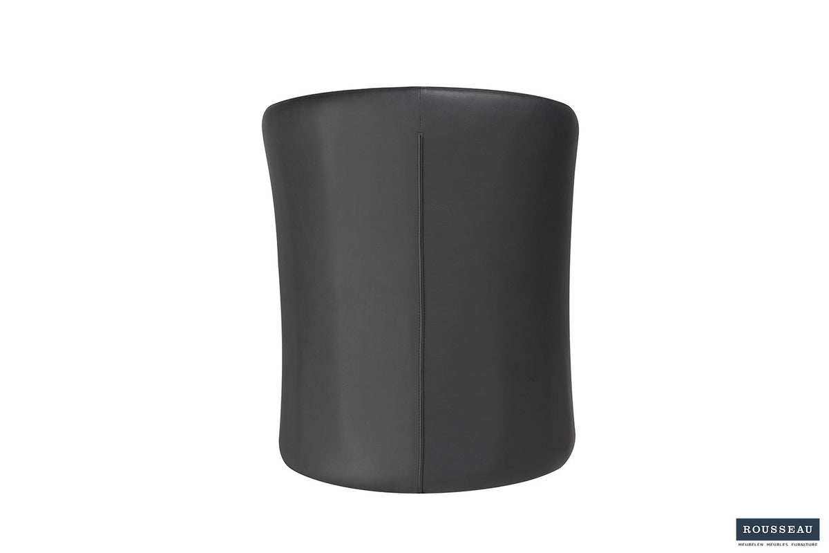 Fauteuil Charlie similicuir Noir