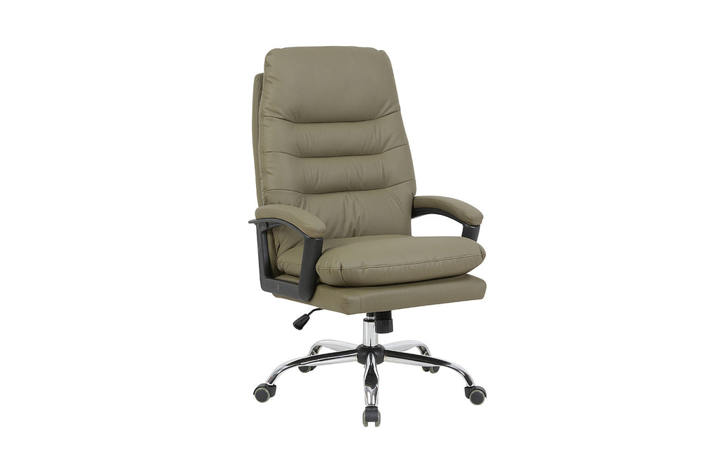 Chaise de bureau Daniel similicuir Vert