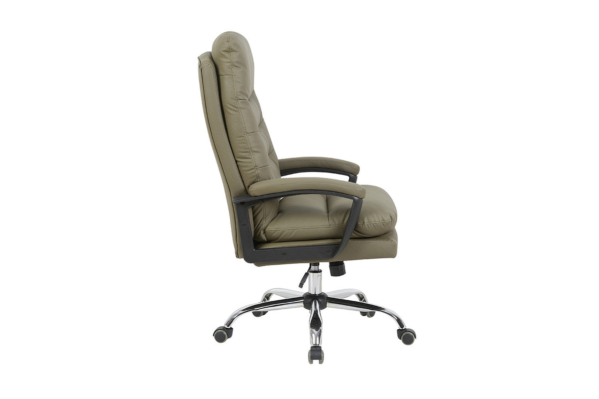 Chaise de bureau Daniel similicuir Vert