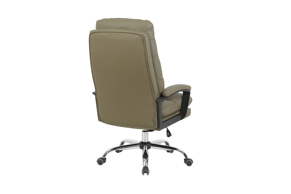 Chaise de bureau Daniel similicuir Vert