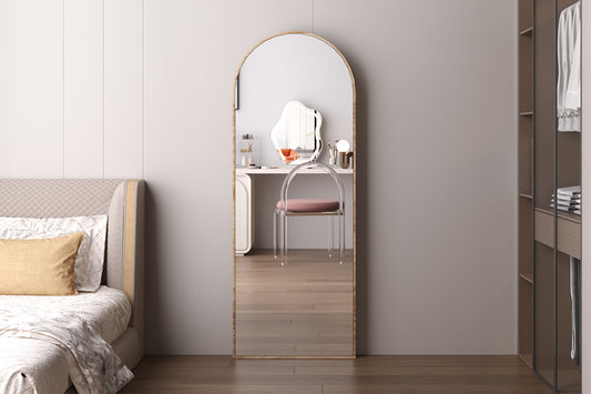 Miroir Rosalie 160x60cm Effet Chêne sur pied